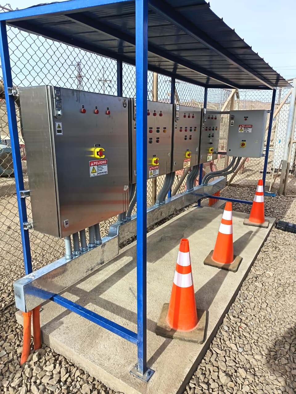 Tableros de fuerza y control, proyecto Capstone Koppers